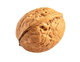 Fototapeta premium Single nut isolated on transparent background PNG