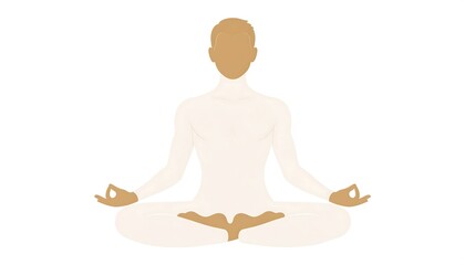 Person in meditation pose
