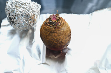 オーブンで焼いて下処理　ビーツ