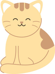 Cute Cat Simple Illustration