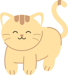 Cute Cat Simple Illustration