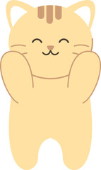 Cute Cat Simple Illustration