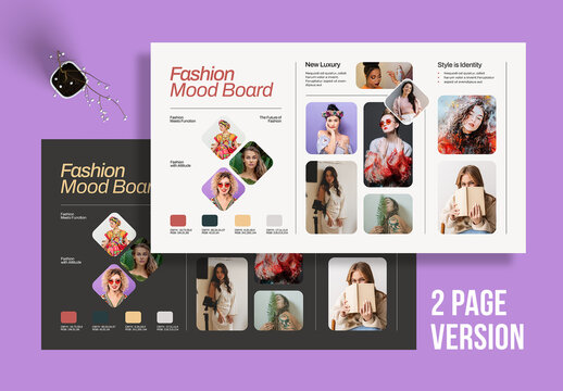 Fashion Mood Board Layout