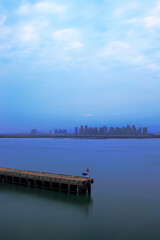 Obraz premium view of the port of barcelona spain