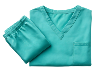 Medical Scrubs in Vibrant Turquoise Color for Health Professionals