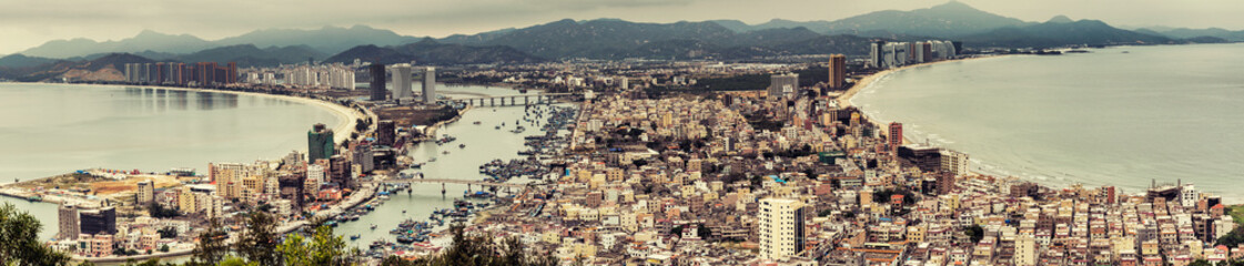 view of the sea city