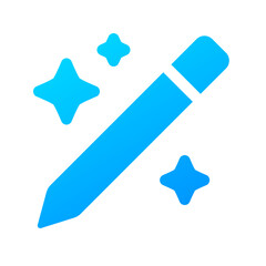 Pen icon. text, writing, generate, content, document, words, script, note, typing. Vector Icon Illustration