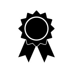 Award Certificate Silhouette Vector Flat and Clean