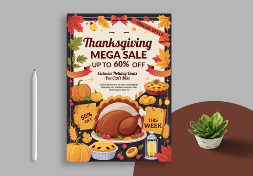 Thanksgiving Flyer Layout