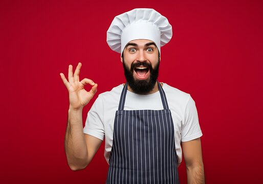 Crimson Culinary Confidence