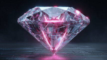 Luxury Pink Diamond Sparkle