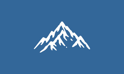 hand draw mountain logo