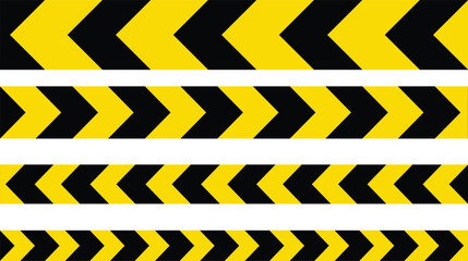 Caution tape warning vector illustration with hazard stripes. Ideal for safety signage, construction zones, restricted areas, or alert graphics in Graphic Design and editorial design. Seamless barrier © Hike Studio 444