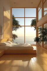 Traditional, classic home interior design of modern living room, Generative AI