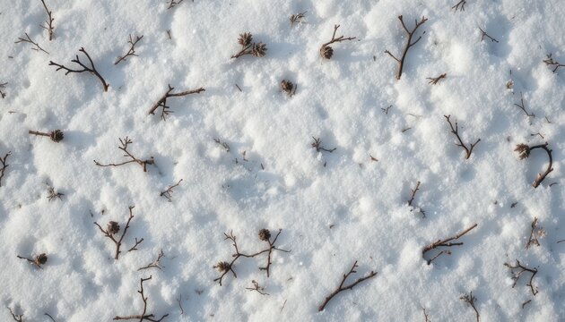 Winter landscape action snowy ground nature scene frozen environment aerial view tranquility concept