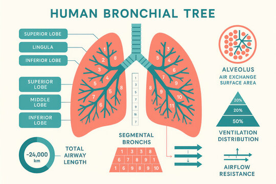 Human Bronchial Tree Diagram