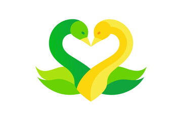 vector green heart