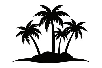 palm trees silhouette