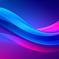 Fototapeta premium Abstract background with vibrant, wavy lines of blue, pink, and purple