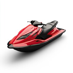 Naklejka premium Photo of Jet boat Isolated on white background