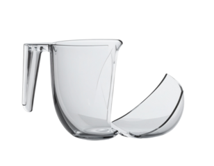 Measuring Cup with Cracked Handle Transparent PNG
