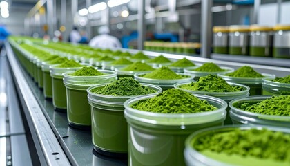 Matcha Powder Processing Industrial Production Line.