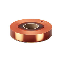 Copper-colored circular ribbon