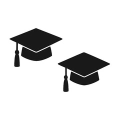 Graduation Cap Academic Hat Silhouette