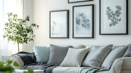 Fototapeta premium Cozy living room interior