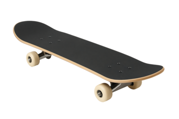 Skateboard isolated on transparent background
