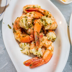 Gambas al Ajillo - Hot Spanish Garlic Shrimp Tapas