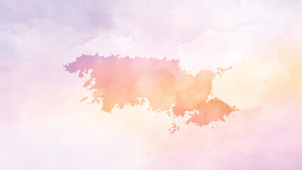 Obraz premium Abstract light tone watercolor background, liquid alcohol ink painting background, Hand drawn yellow, abstract colorful cloud 