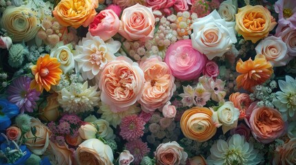 Close up of pink and white flowers in sunlight