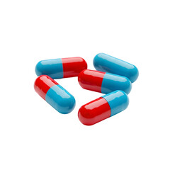 pills isolated on white