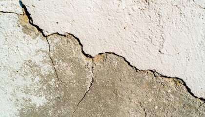 Obraz premium Closeup of Cracked Weathered Concrete Texture