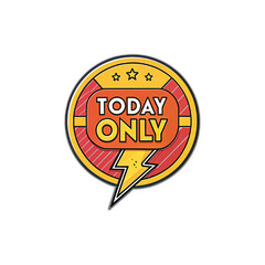 Today Only! Limited Time Offer Badge Design