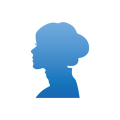 Beauty logo with woman hair tie style design template, flower, logo, woman, Premium Vector