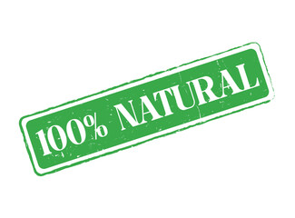 100% Natural Rubber Stamp Seal for Organic Products and Foods