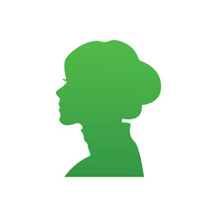 Beauty logo with woman hair tie style design template, flower, logo, woman, Premium Vector