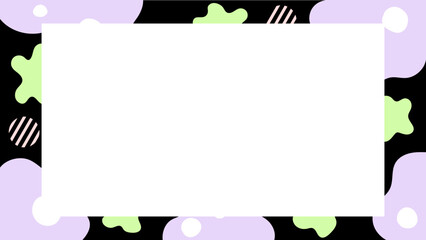 動画配信用の背景51　カラフルな幾何学柄