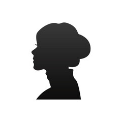 Beauty logo with woman hair tie style design template, flower, logo, woman, Premium Vector