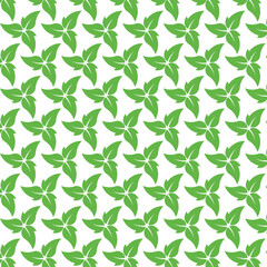 seamless background with leaves