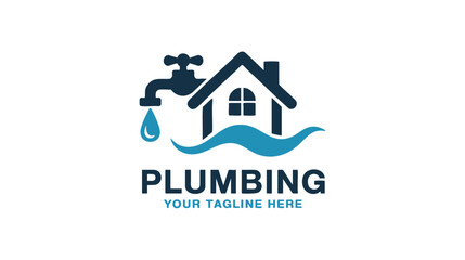 Fototapeta premium Plumbing Logo Design Vector 