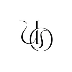UO monogram logo design letter text name symbol monochrome logotype alphabet character simple logo