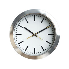 Modern metal wall clock