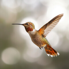 hummingbird in flight