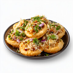 Dhokla Isolated on Transparent Background