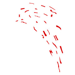 Indonesian Independence Day Confetti