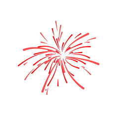 Indonesian Independence Day Celebration Fireworks