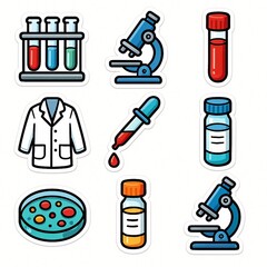 set of medical icons